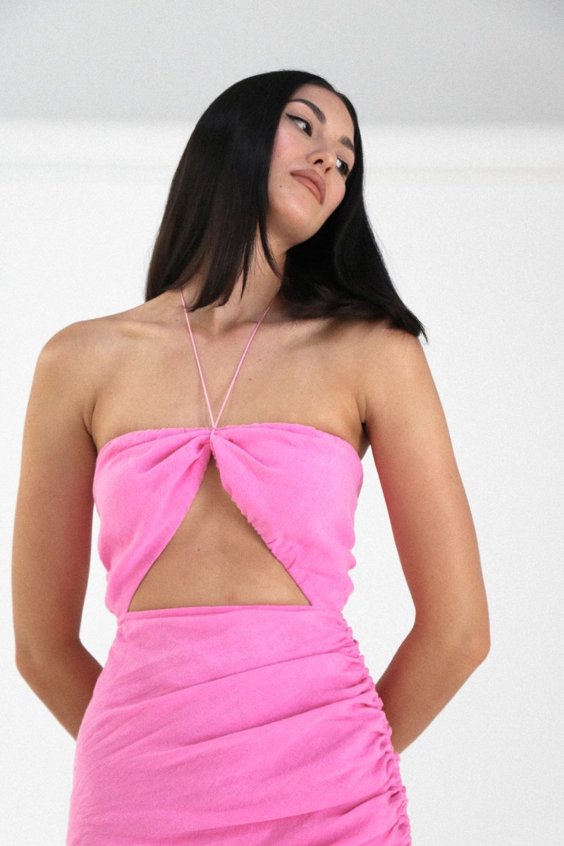 Aston Dress Pink - Style Theory