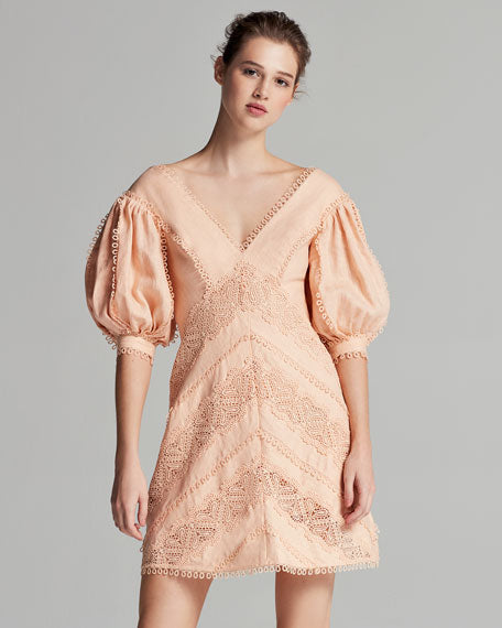 Painted Heart linen dress