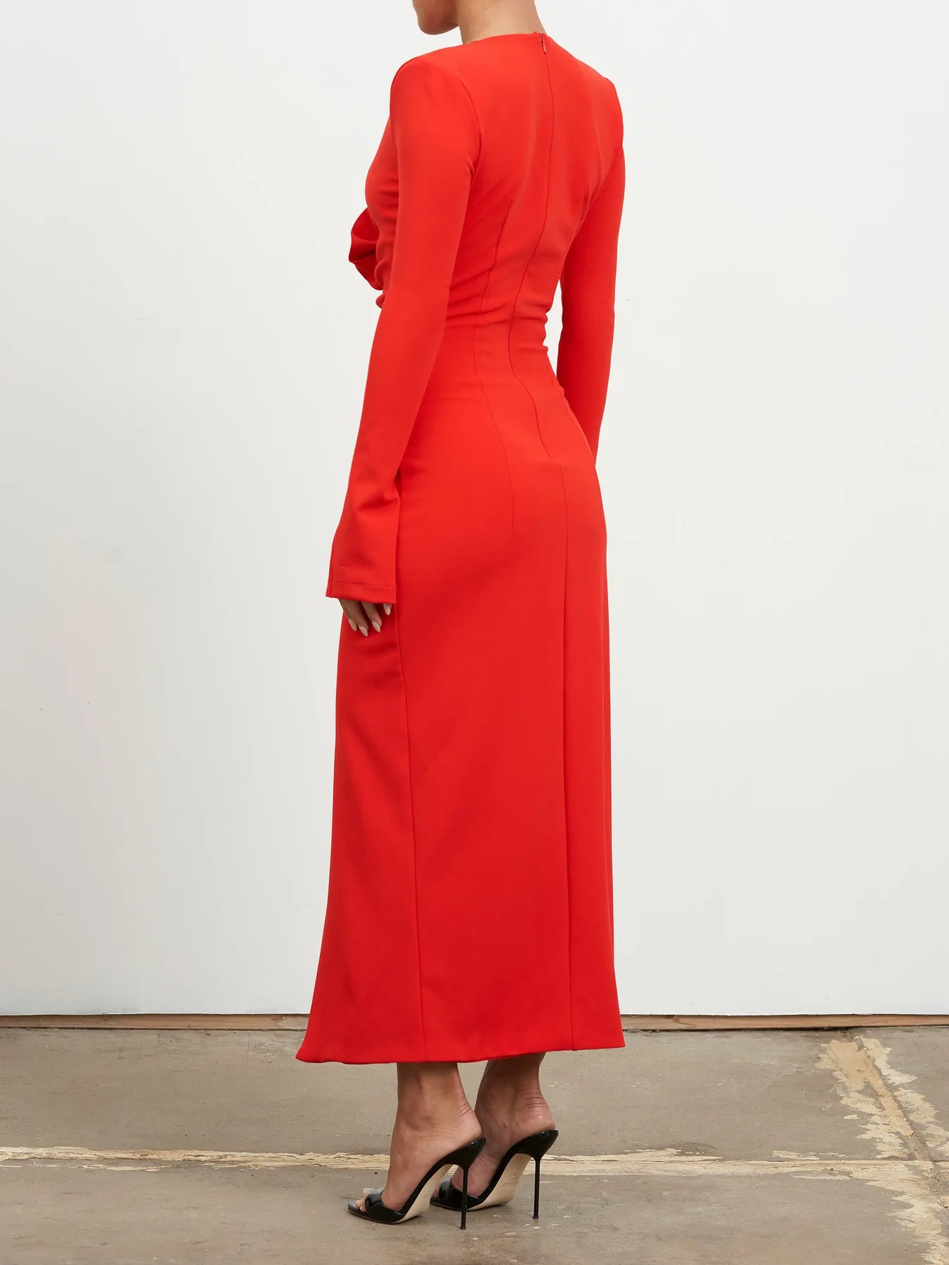 ROSITA MIDI DRESS - RED - Style Theory