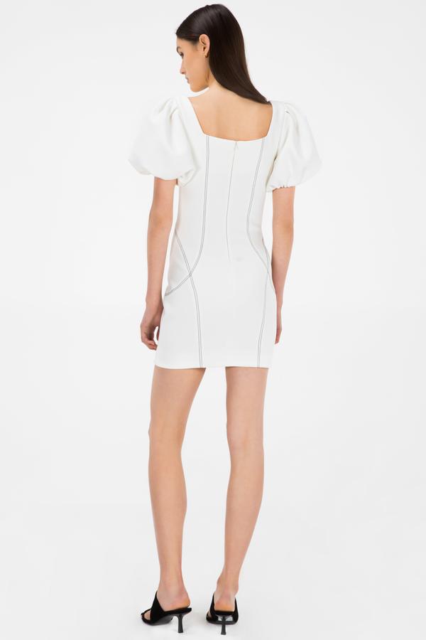 KALINDY IVORY MINI DRESS Ivory - Style Theory