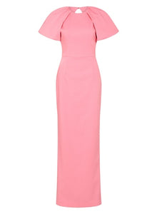 WINSLOW SHORT SLEEVE GOWN PINK - Style Theory