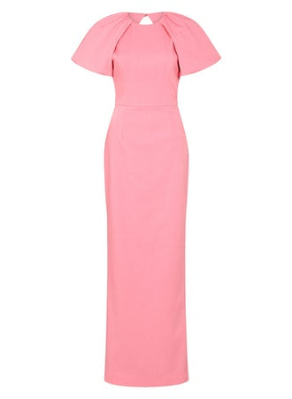 WINSLOW SHORT SLEEVE GOWN PINK - Style Theory