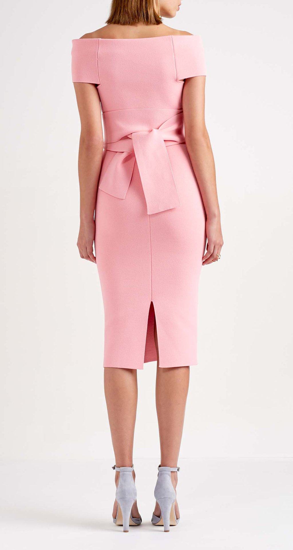 CREPE KNIT MILANO DRSS PINK