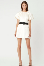Load image into Gallery viewer, WINONA SHORT SLEEVE MINI DRESS IVORY - Style Theory