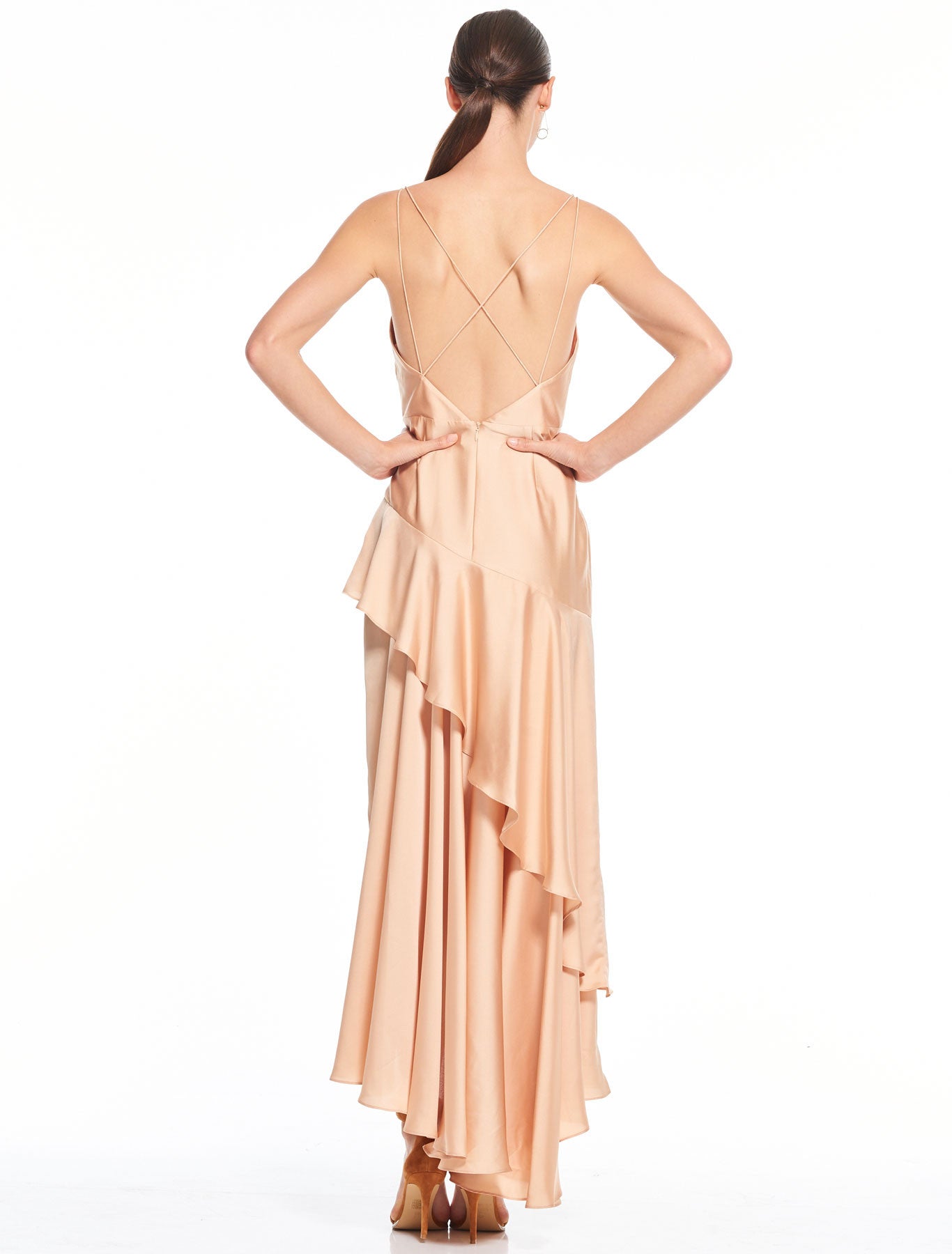 Secret Intact Ruffle Maxi Dress