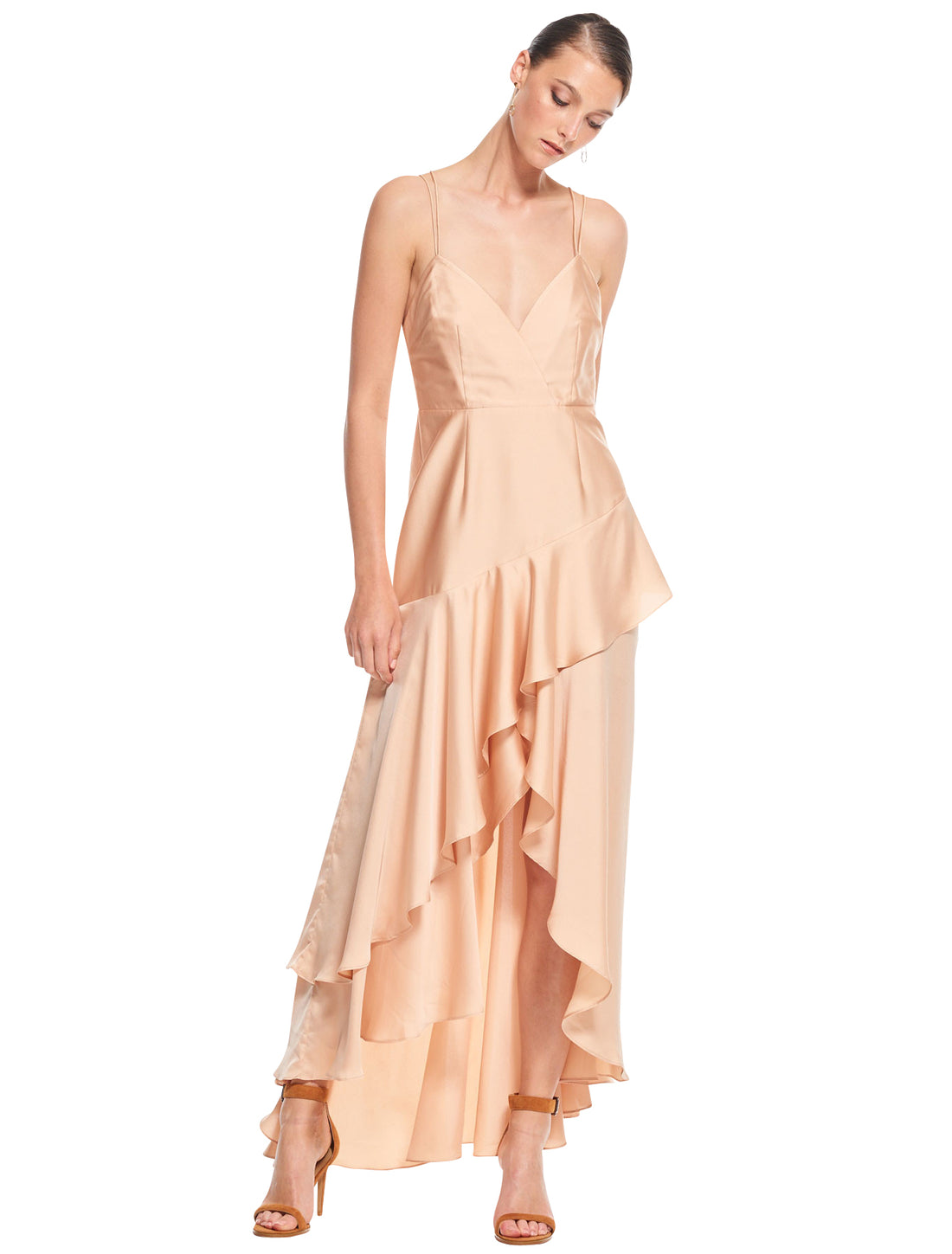 Secret Intact Ruffle Maxi Dress