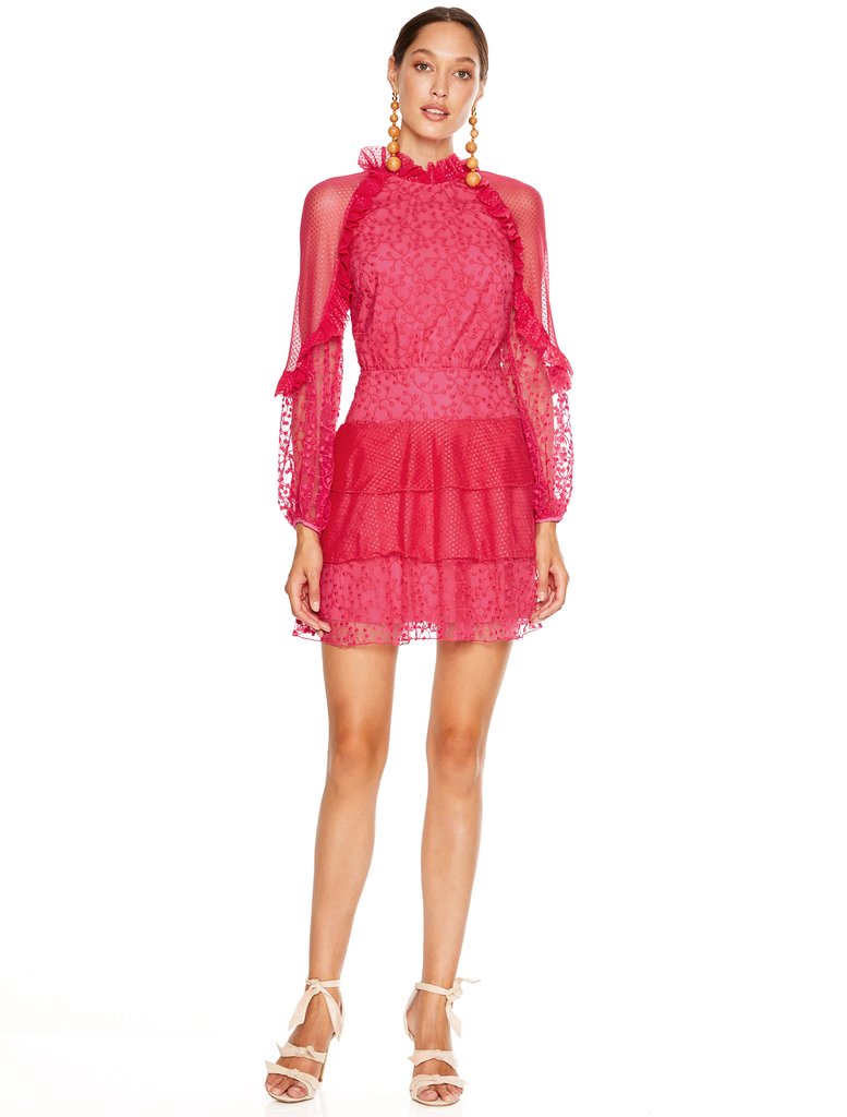 FUSCIA DELIGHT MINI DRESS