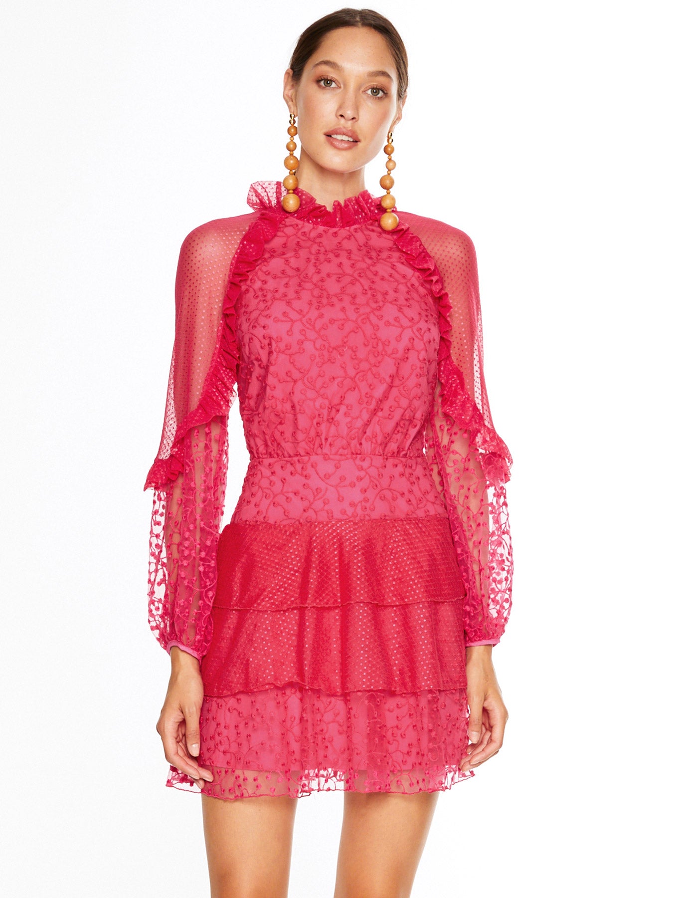 FUSCIA DELIGHT MINI DRESS