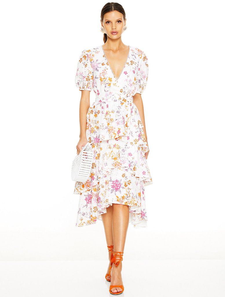 JASMINE VINES MIDI DRESS - Style Theory