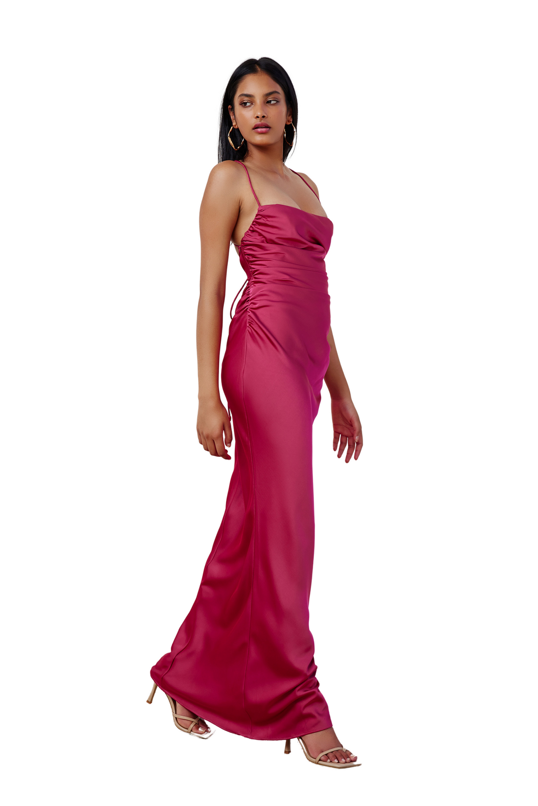 SCARLET DRESS - FUCHSIA - Style Theory