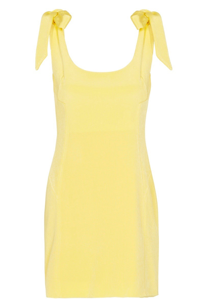 DAHLIA MINI DRESS - Yellow