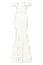 Load image into Gallery viewer, AEGEAN OFF SHOULDER GOWN - White