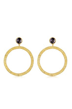 Load image into Gallery viewer, THE &#39;BIANCA&#39; LARGE HOOP EARRINGS - 18K GOLD