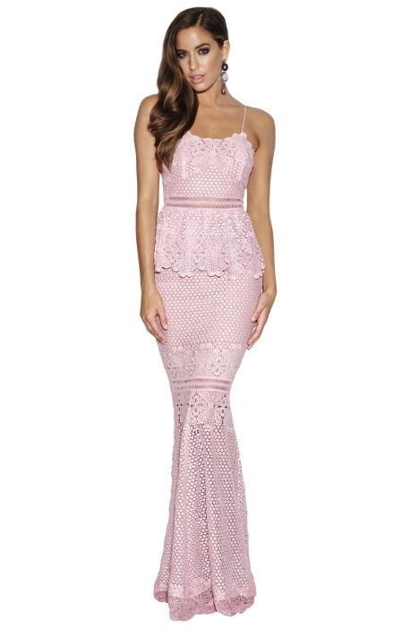 Grace Hart Frilling Around Gown
