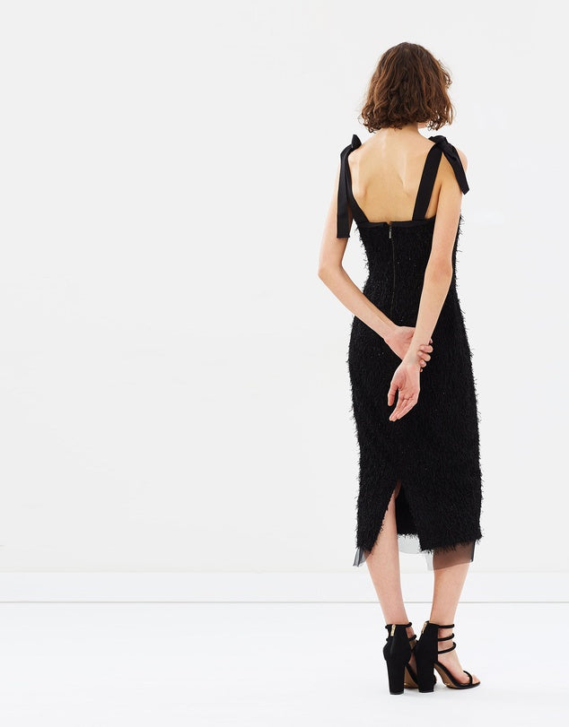 Martina Tie Shoulder Midi Dress