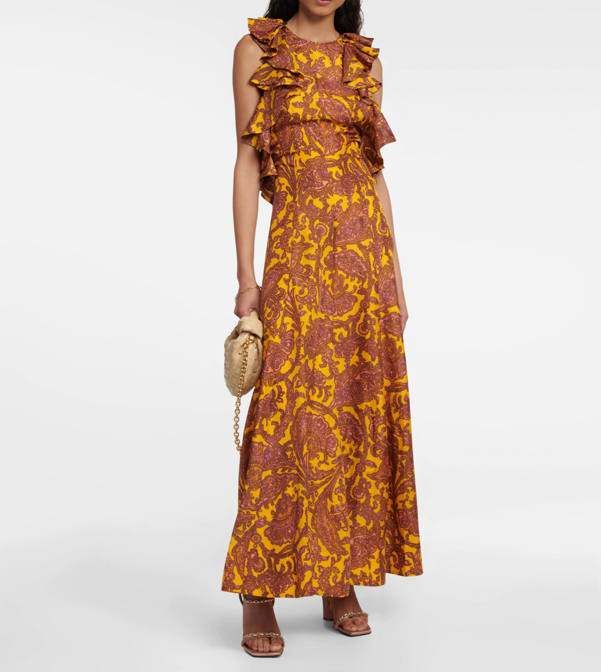 Tiggy printed silk maxi dress - Style Theory