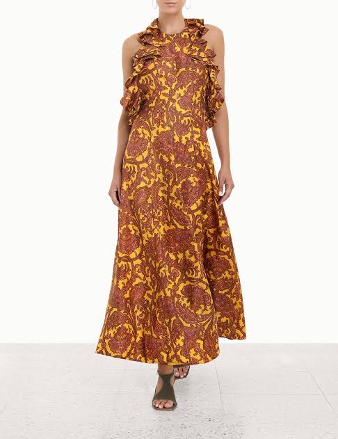 Tiggy printed silk maxi dress - Style Theory