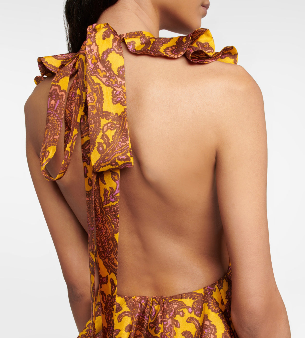 Tiggy printed silk maxi dress - Style Theory