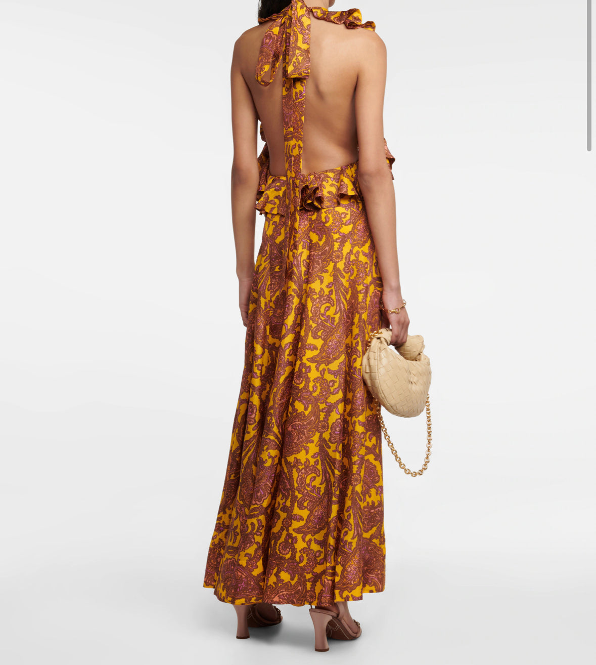 Tiggy printed silk maxi dress - Style Theory