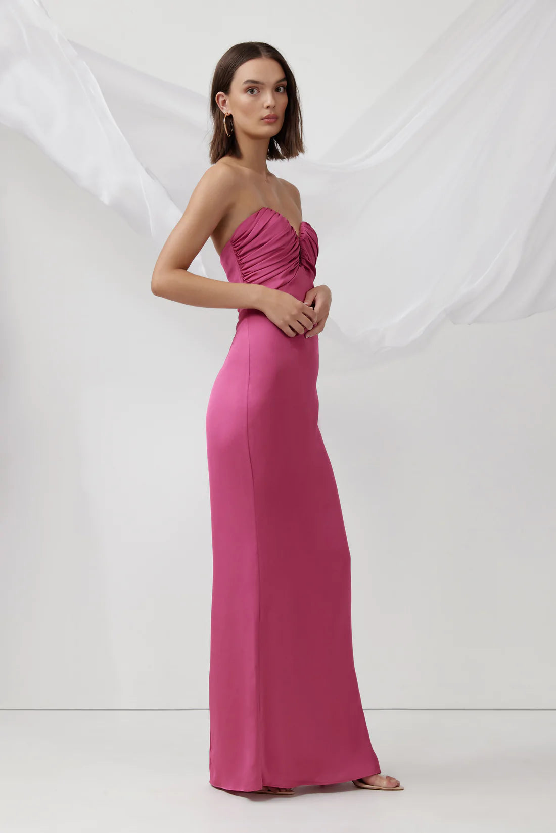 Magnolia Dress - Magenta - Style Theory