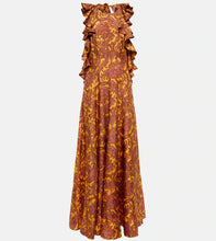 Load image into Gallery viewer, Tiggy printed silk maxi dress - Style Theory