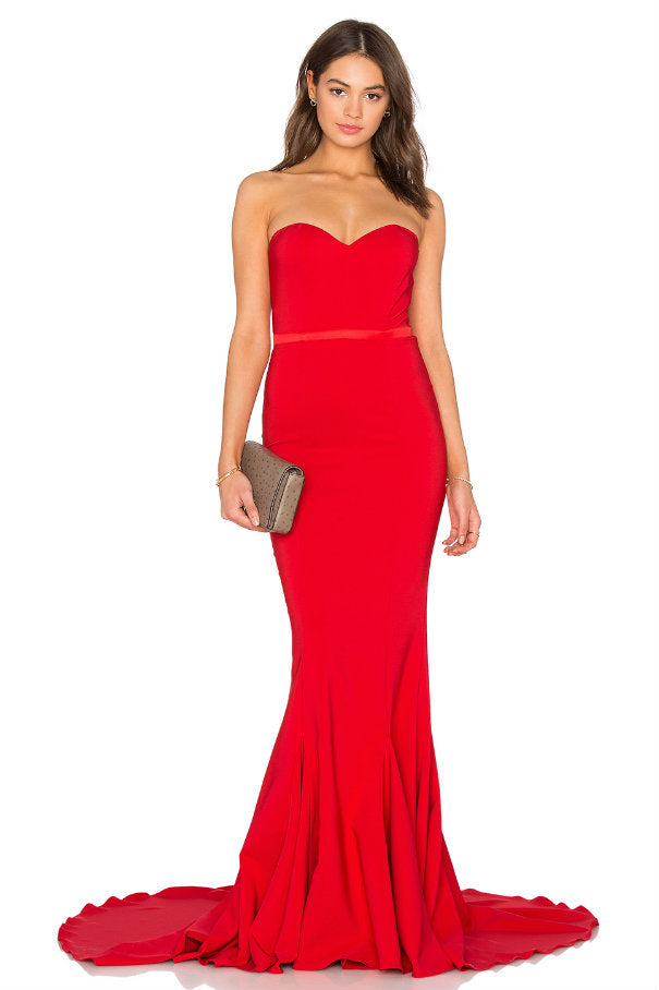 Adrianna Gown Red - front 