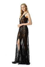 Load image into Gallery viewer, Cristal Gown - Black