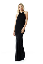 Load image into Gallery viewer, High neck Gown - Black