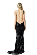Load image into Gallery viewer, Yassmine Mermaid Gown - Black