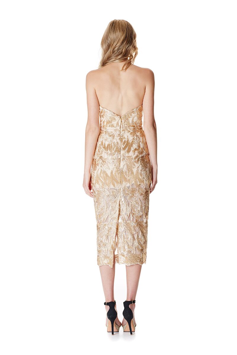 LADY STAR DUSK DRESS GOLD