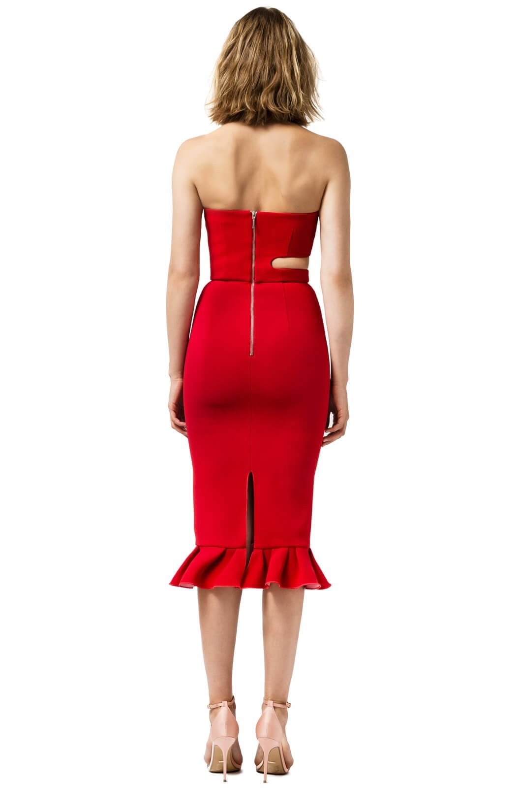 DOUBLE CREPE KAITLIN DRESS - Back